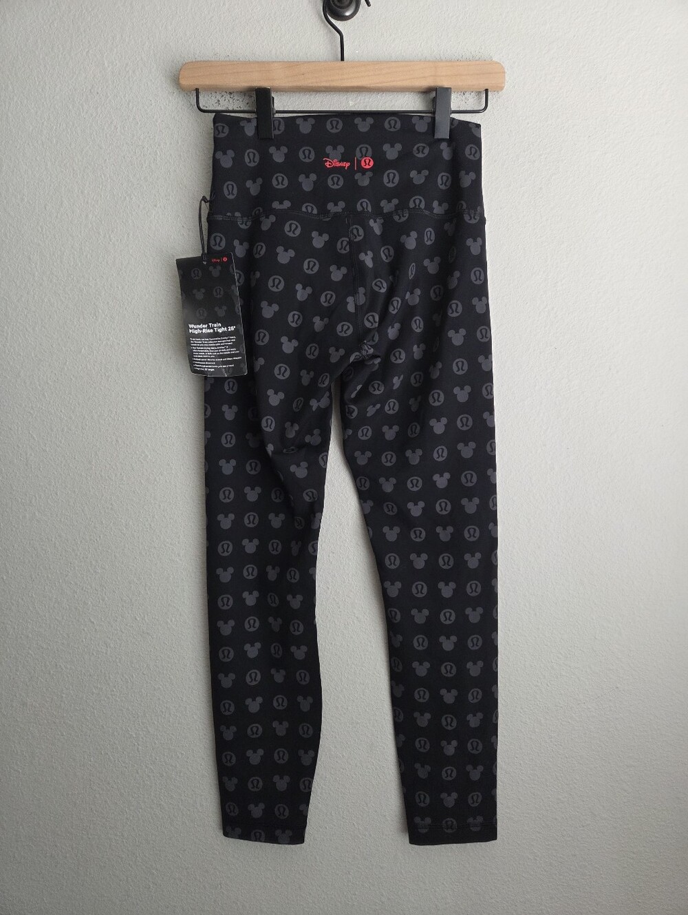 Disney x Lululemon *Wunder Train High-Rise Tight 25" size 6 NWT - Picture 8 of 9